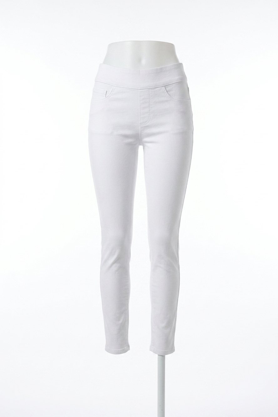 NEW JOSEPH RIBKOFF slim pants in white